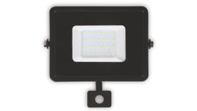 Naświetlacz Led Plati 30W 2400Lm 3000K Ip44 Czarny Czujnik Lfl106s