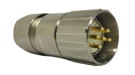 Przemysłowe złącza okrągłe 12-pinowe M23 Montaż na kablu Wtyczka Hummel