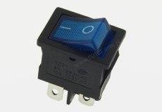 Przeł. podśw. mały AC, niebieski