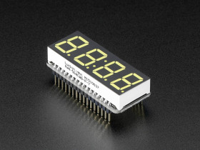 Adafruit 0.56" 4-Digit 7-Segment Display w/ FeatherWing - White [Discontinued]