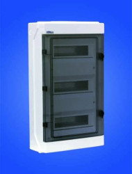 Rozdzielnica hermetyczna modułowa (500V AC ,1000V DC) 3x12 natynkowa IP65 RH-36/3 36.143