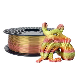 PLA Silk filament Rainbow Harmony 1.75mm 1kg - Azurefilm