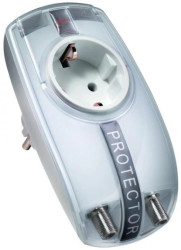 Ogranicznik przepięć DEHNprotector TV wersja do gniazda schuko Typ T2 5kA 909300