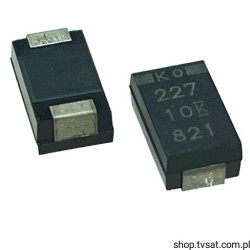 T520D227M010ATE025 220uF 10V Tantalum Polymer SMD-D KEMET
