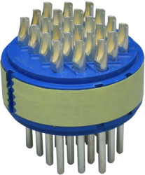 Plug contact insert, 24 pole, solder cup, straight, 97-24-28P(431)