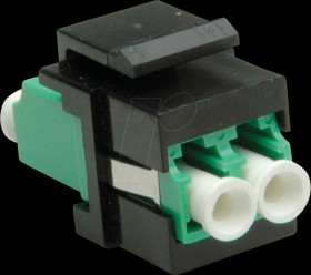 21170058 Keystone module, fibre-optic coupling, LC duplex, OS2, APC