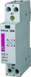 Stycznik modułowy 20A 2 styki rozwierne 1 moduł 2 bieguny R 20-02 24V 002461231
