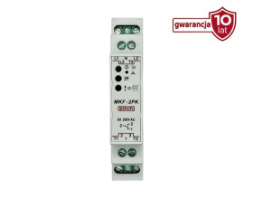 Przekaźnik zaniku, kolejności i asymetrii faz, kontrola styków, 1P MKF-2PK