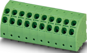 PCB terminal, 5 pole, pitch 5 mm, AWG 24-12, 24 A, push-in, multicoloured, 1557227