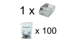 Złączka Do Puszek Instalacyjnych 2X0.5-2.5 Mm2 Vde Dgn 1 Sztuka 100 Sztuk,...