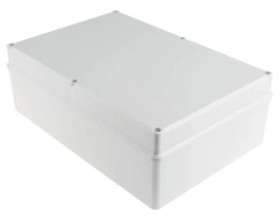 Obudowa ekranowana Szary IK09, IP65 Silikon, 283 x 193.2 x 96.7mm, RS PRO