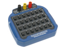 Rezystor dekadowy CEM Klasa 1 max napięcie 30V AC / 60V DC, Zakres od 1Om do 11,111,110Om R-100