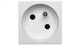 Gniazdo Zasilające M45 Pojedyncze Z/U 16A Białe Std-F3 Rw1 6120222
