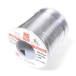 Lutowie z ołowiem średnica 0.7mm RS PRO 40% Pb temp. topnienia 183°C 500g 60% Zn