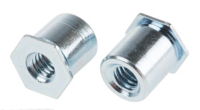 Kołek dystansowy, Stalowe, Powlekane cynkiem, M4, średnica otworu: 7.1mm