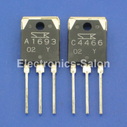 1pcs 2SA1693 &amp; 1pcs 2SC4466 Original SANKEN Audio High Power Transistor.