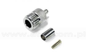 Złącze żeńskie N zaciskane na przewód H155