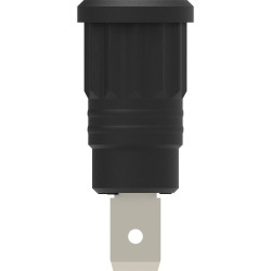 Electro Pjp 3286-Cd1-N Push-Fit Safety Socket Black 1Pc Jack Plugs Sockets