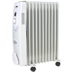 Sealey RD2500 Oil Filled Radiator 2500W/230V 11 Element