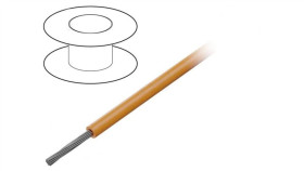 3053-Or005 Przewód Na Rolce 30,5M Linka Cu 20Awg Pvc Pomarańczowy 300V