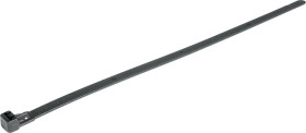 Opaska kablowa HellermannTyton REL250-PA66W-BK 131-22560, 250 mm, poliamid, 100 szt.