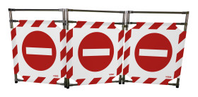 Bariera ochronna Bariera składana Red, White