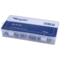 Rapid EFK180/3 180pcs Mixed 5x20 Glass Fuses