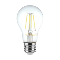 Żarówka LED E27 10W 1055lm 4K bulb A67 przezroczysta filament VT-1981 SKU214411 V-Tac