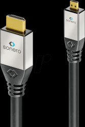 HC300-020 HDMI to Micro Premium high-speed with Ethernet 4K 60 Hz 2 m.