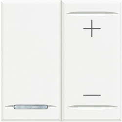 AXOLUTE Ściemnaicz przyciskowy 3-400W 2 moduły biały HD4411