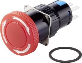 TRU COMPONENTS TC-7494436 Wyłącznik awaryjny TC-LAS1-AY-22TS, 250 V/AC, 2 NC, 2 NO, 1 szt.