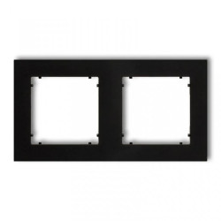 MINI Ramka podwójna czarny mat 12MR-2
