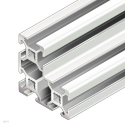 Rura kwadratowa 20 x 40 x 40 mm Bosch Rexroth Profil rozpórki długość 3000mm rozmiar rowka 6mm Aluminium