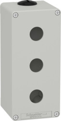 Enclosure, 80 x 175 x 77 mm, gray, for M25 cable entry, XAPD3503