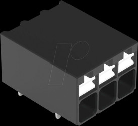 2086-1203 THR PCB terminal block, push-button, 1.5 mm², 3-pin
