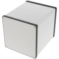Hammond 1455NS1201 Extruded Enclosure 103 X 103 X 120 Clear Anodise