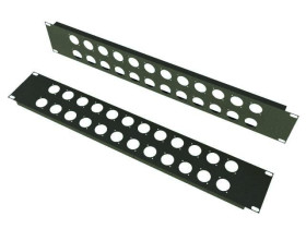 Panel stelażowy Panel do szafy RACK S2Ceb-Groupe Cae moduły stelażowe 2U szerokość 88mm 483 x 88mm Czarny