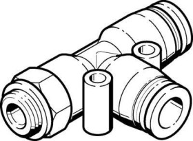 Złączka T FESTO QSTL-G1/2-16 Średnica rury: 16 mm 1 szt.