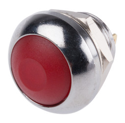 Przycisk miniaturowy Chwilowy SPST średnica wycięcia 13.6mm, montaż panelowy RS PRO