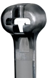 Cable tie, releasable, PA, (L x W) 378 x 7 mm, bundle-Ø 4.8 to 102 mm, black, UV resistant, -60 to 85 °C, BT4LH-TL0