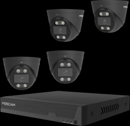 FN 9108 E T4 2T (BLACK) Network video recorders, set including 4 cameras