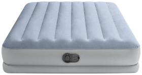 Intex 64159 QUEEN DURA-BEAM COMFORT AIRBED Łóżko powietrzne (D x S x W) 203 x 152 x 36 cm niebiesko-szary
