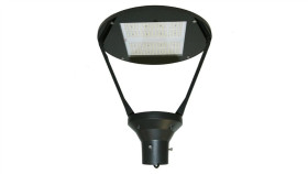 Oprawa Parkowa 40W 4000K Ik08 Ip66 Czarna Moderna