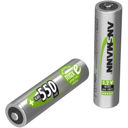 Ansmann 5030771 maxE Rechargeable AAA NiMH Battery 550mAh Low Self-Discharge