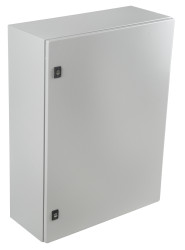Szafka ścienna rozdzielcza 800 mm 600 mm 250mm Stal Schneider Electric, z drzwiami zwykłymi RAL 7035