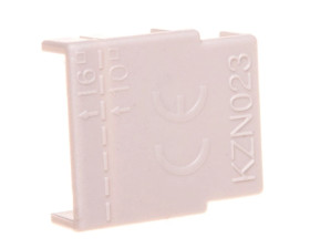 Osłony końcowe do szyn grzebieniowych, kołkowych i widełkowych 3P 10mm2 / 2P 16mm2 KZN023