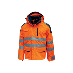 Kurtka parka, Hi - Light, rodzaj Unisex, 3XL, Pomarańczowy