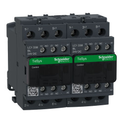 Stycznik odwrotny 24 V Schneider Electric styki: 3 38 A 1 NO + 1 NC LC2D38BL