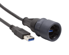 Kabel USB Złącze A USB Złącze B USB dł. 2m Przewód USB USB 3.0
