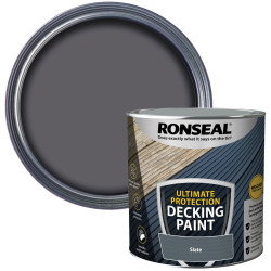 Ronseal 39159 Ultimate Protection Decking Paint Slate 2.5 litre